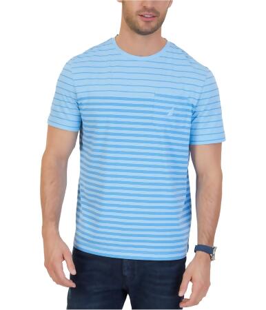 Nautica Mens Striped Basic T-Shirt - 2XL