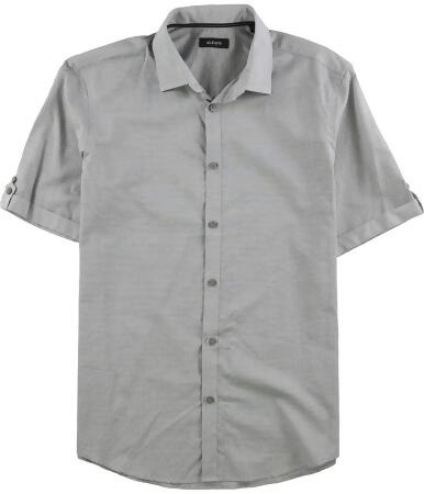 Alfani Mens Dashing Through The World Button Up Shirt - L