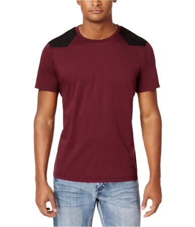 I-n-c Mens Faux-Suede Piece Basic T-Shirt - 2XL