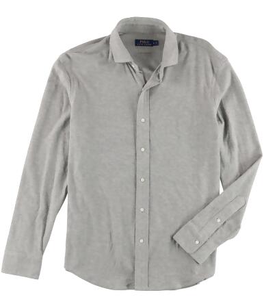 Ralph Lauren Mens Textured Button Up Shirt - L