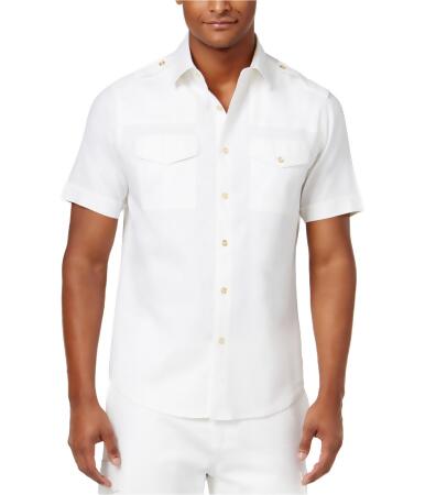 Sean John Mens Double Pocket Button Up Shirt - XL