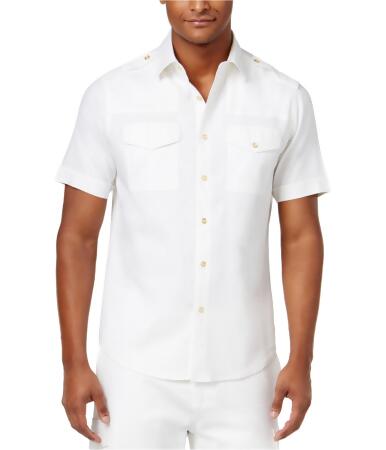 Sean John Mens Double Pocket Button Up Shirt - M