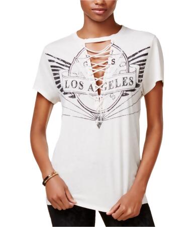 Guess Womens Vintage Rocker Graphic T-Shirt - M