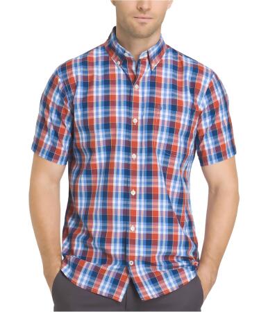 Izod Mens Breezy Button Up Shirt - M