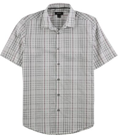 Alfani Mens Chilton Button Up Shirt - L