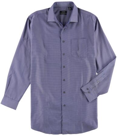 Alfani Mens Textured Pocket Button Up Dress Shirt - 17