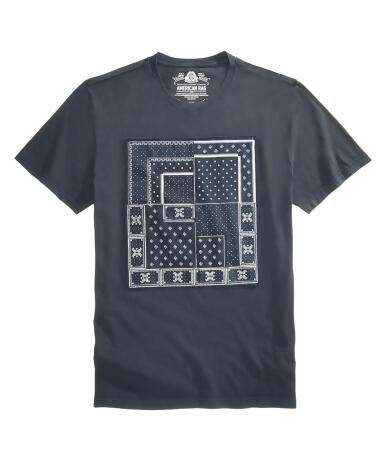 American Rag Mens Patchwork Graphic T-Shirt - L