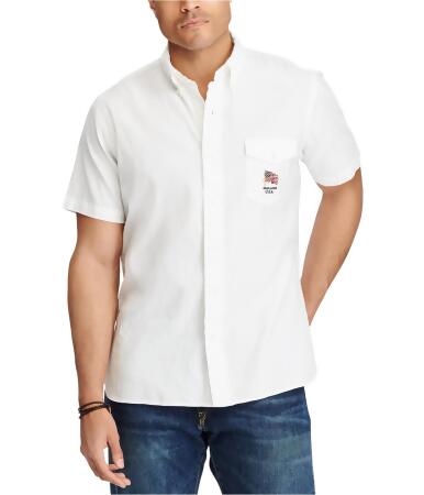 Ralph Lauren Mens Sl Button Up Shirt - 3LT