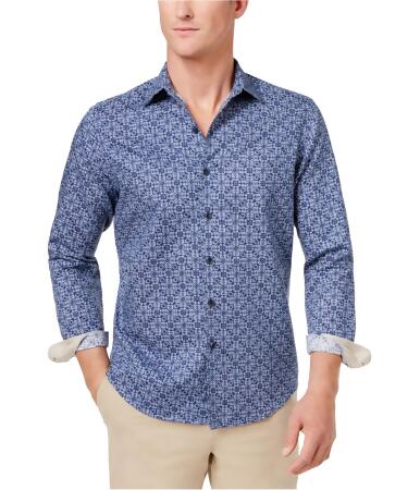 Tasso Elba Mens Ginito Button Up Shirt - L