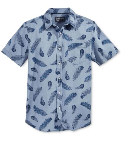 American Rag Mens Feather Button Up Shirt - S