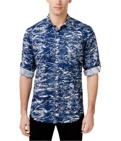 I-n-c Mens Splatter Button Up Shirt - 3XL