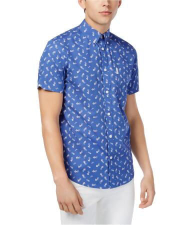 Ben Sherman Mens Floral Button Up Shirt - S