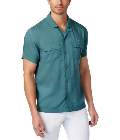 I-n-c Mens Ultra Soft Button Up Shirt - L