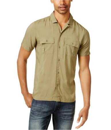I-n-c Mens Ultra Soft Button Up Shirt - L
