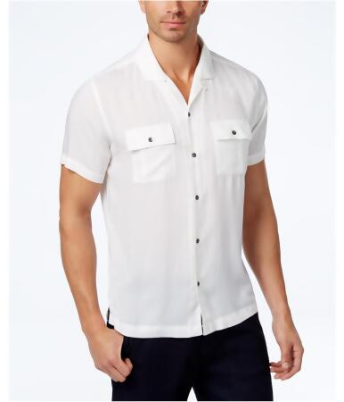I-n-c Mens Ultra Soft Button Up Shirt - 2XL