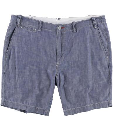 Ralph Lauren Mens Straight Fit Chambray Casual Walking Shorts - 33