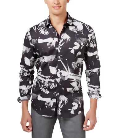 I-n-c Mens Abstract Button Up Shirt - 2XL