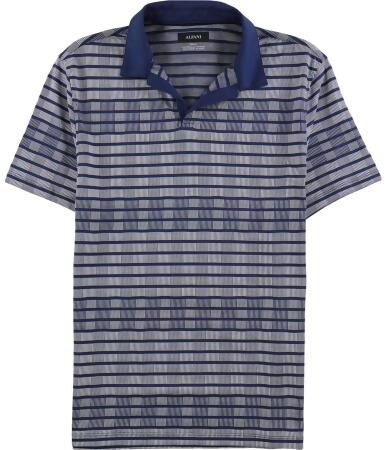 Alfani Mens Striped Rugby Polo Shirt - S