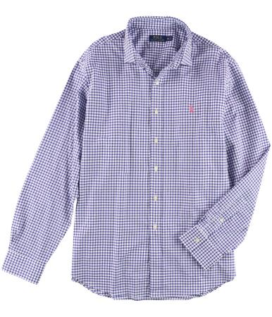 Ralph Lauren Mens Checkered Basket Button Up Shirt - 2XL