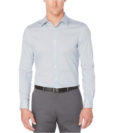 Perry Ellis Mens Non Iron Button Up Shirt - M