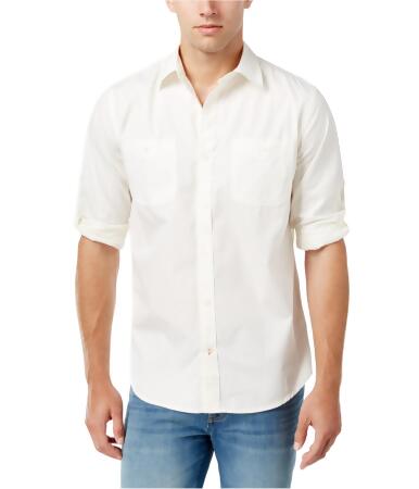 Weatherproof Mens Double Pocket Button Up Shirt - L