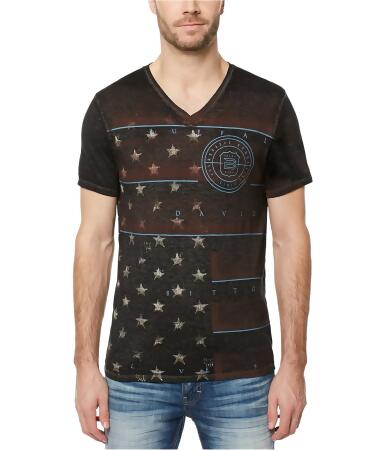 Buffalo David Bitton Mens Flag Graphic T-Shirt - 2XL
