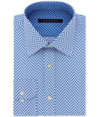 Sean John Mens Maze Button Up Dress Shirt - 15 1/2