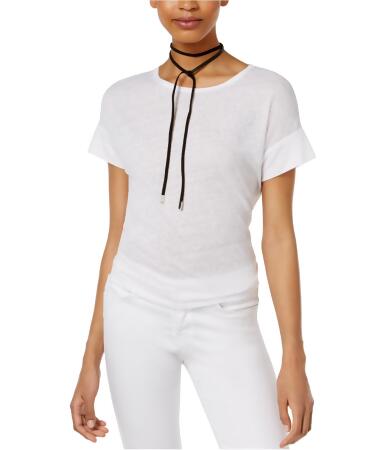 Rachel Roy Womens Cut Out Basic T-Shirt - 2XL