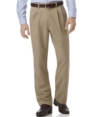 Haggar Mens Microfiber Casual Trousers - 42