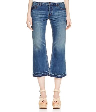 Free People Womens Jacob Flared Cropped Jeans - 27