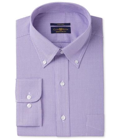 Club Room Mens Wrinkle Resistant Button Up Dress Shirt - 17