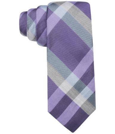 Ryan Seacrest Distinction Mens Petaluma Plaid Necktie - One Size