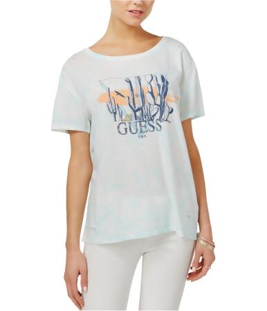 Guess Womens Cactus Graphic T-Shirt - L