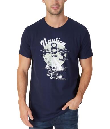 Nautica Mens Logo Graphic T-Shirt - XL