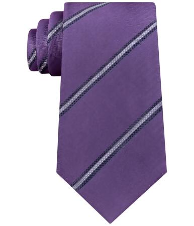 Kenneth Cole Mens Perfect Stripe Necktie - One Size