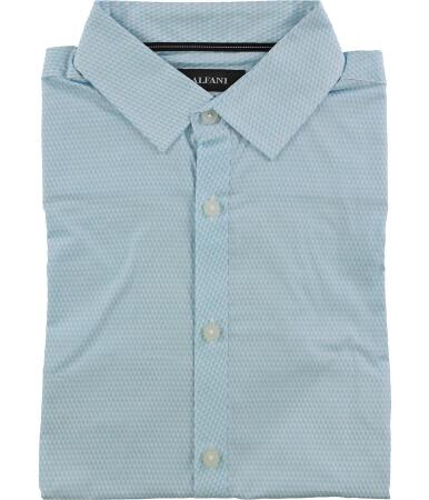 Alfani Mens Tonal Print Button Up Shirt - XLT