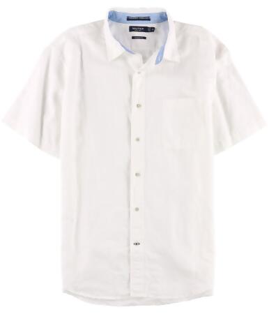 Nautica Mens Classic Fit Texture Button Up Shirt - XL