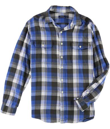 Ralph Lauren Mens Long Sleeve Button Up Shirt - XL
