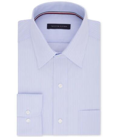 Tommy Hilfiger Mens Lined Button Up Dress Shirt - 17 1/2