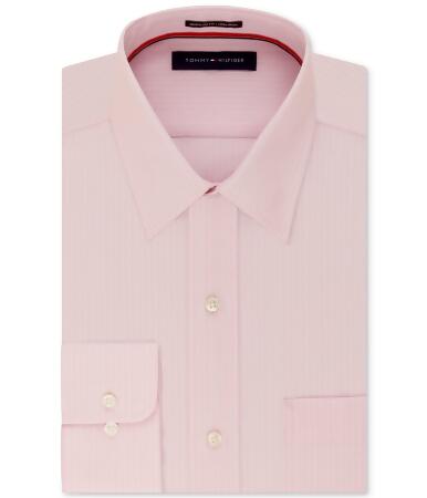 Tommy Hilfiger Mens Lined Button Up Dress Shirt - 17