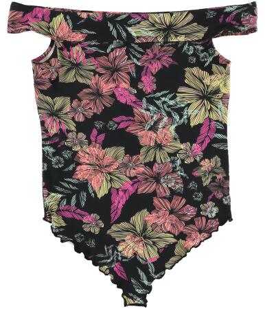 Free People Womens Printed Bodysuit - M