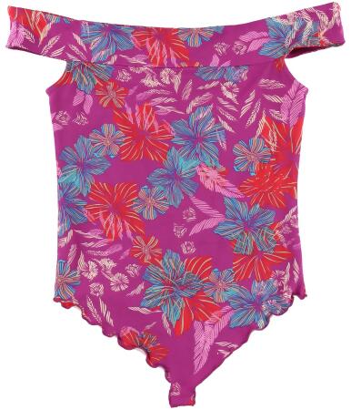 Free People Womens Printed Bodysuit - M