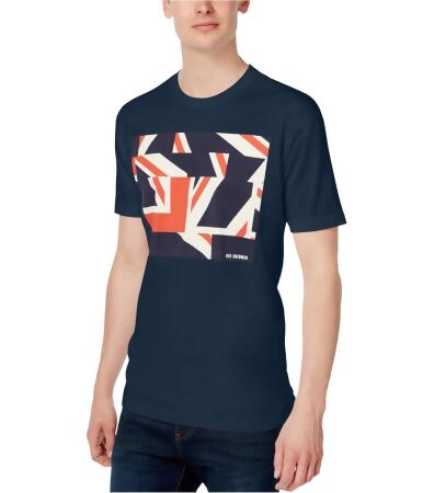 Ben Sherman Mens Abstract Cotton Graphic T-Shirt - S