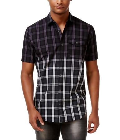I-n-c Mens Ombre Button Up Shirt - M