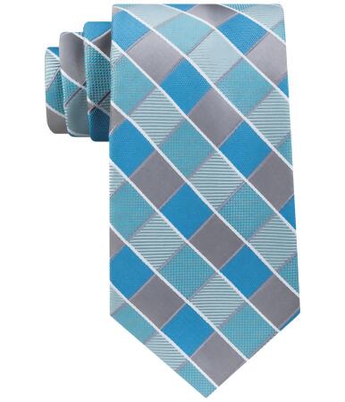 Geoffrey Beene Mens Sunlaid Grid Necktie - One Size