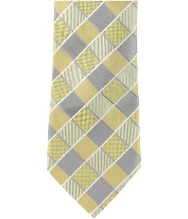 Geoffrey Beene Mens Sunlaid Grid Necktie - One Size