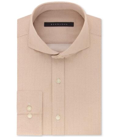 Sean John Mens Geometric Button Up Dress Shirt - 15