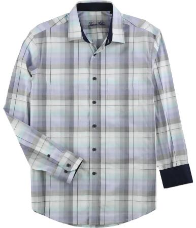 Tasso Elba Mens Cotton Button Up Shirt - S