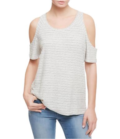 Sanctuary Clothing Womens Cold Shoulder Basic T-Shirt - XL