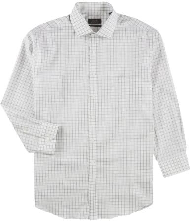 Tasso Elba Mens Non Iron Button Up Dress Shirt - 18